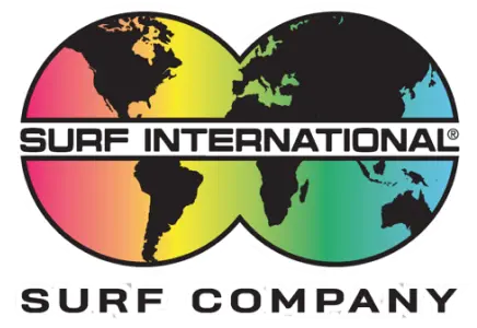 A logo of the surf international company.