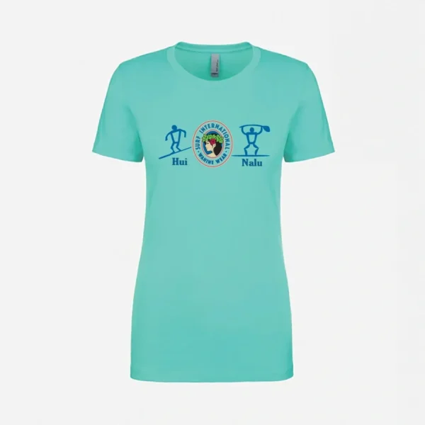 A women 's t-shirt with the logo of the olympic games.