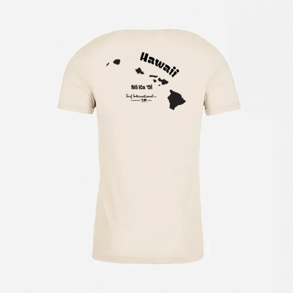 A t-shirt with the state of hawaii on it.